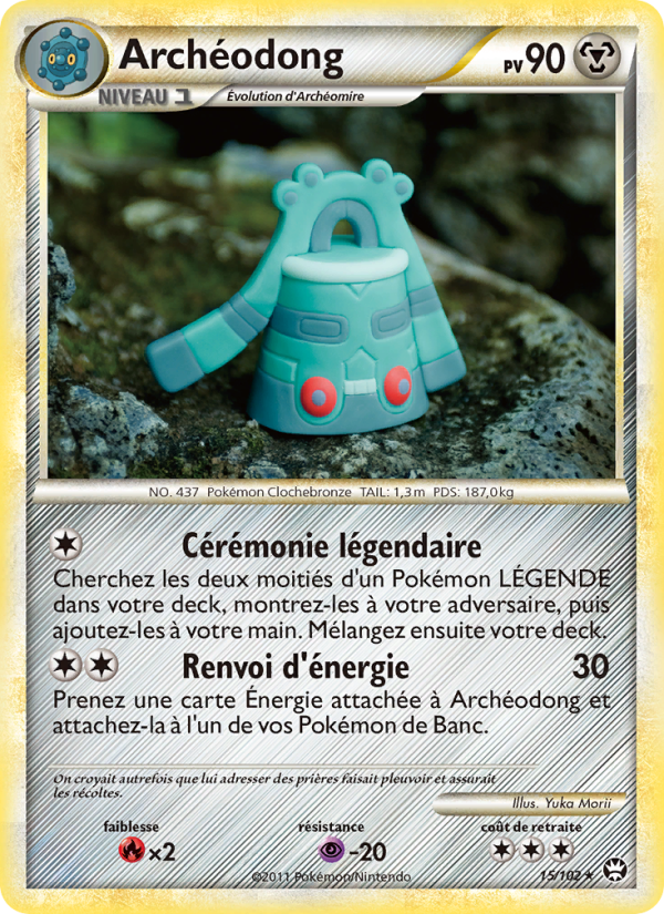 Archéodong 15 — Triumphant (French Pokémon TCG card)
