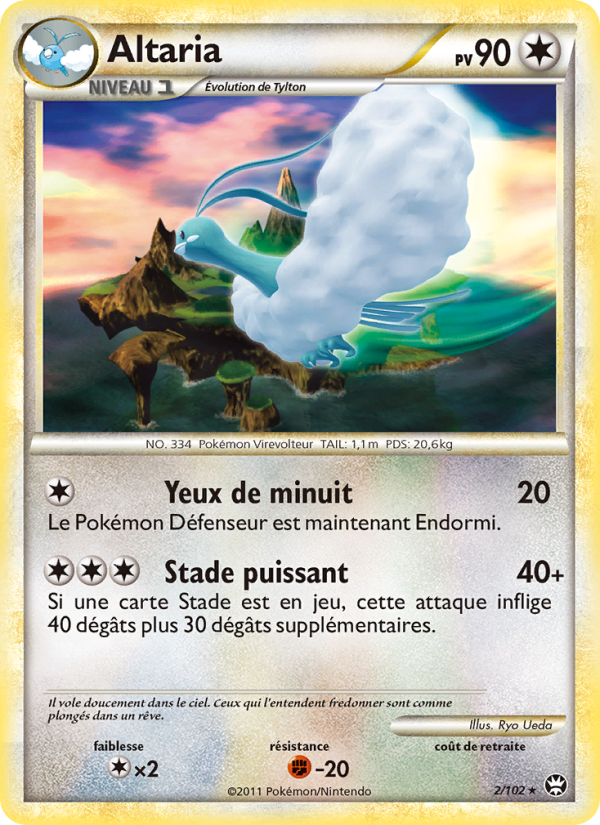 Altaria 2 — Triumphant (French Pokémon TCG card)