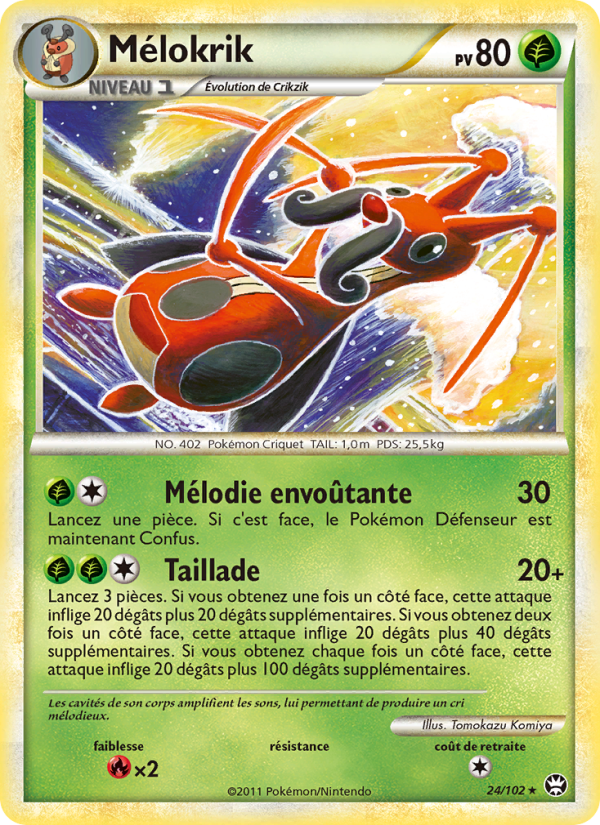 Mélokrik 24 — Triumphant (French Pokémon TCG card)