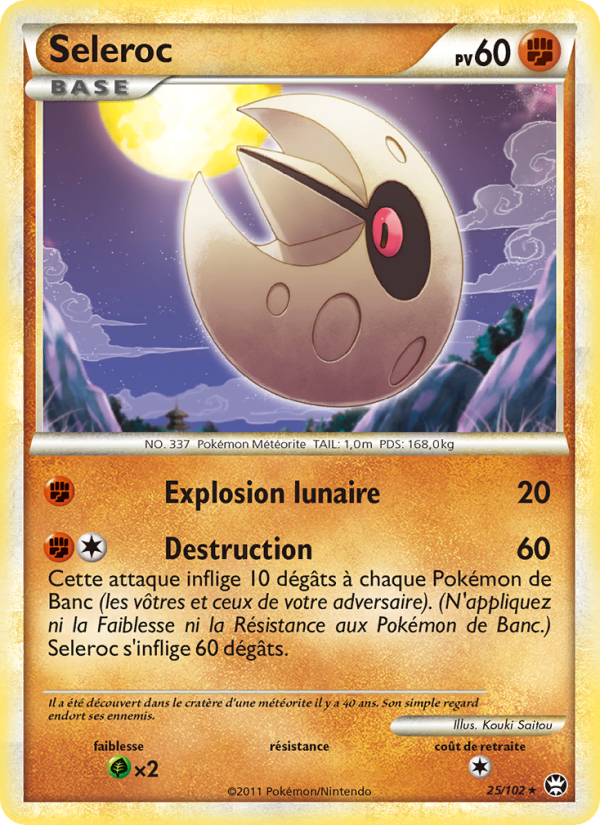 Seleroc 25 — Triumphant (French Pokémon TCG card)