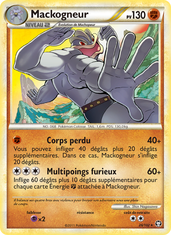 Mackogneur 26 — Triumphant (French Pokémon TCG card)