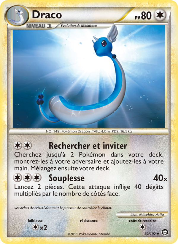 Draco 32 — Triumphant (French Pokémon TCG card)