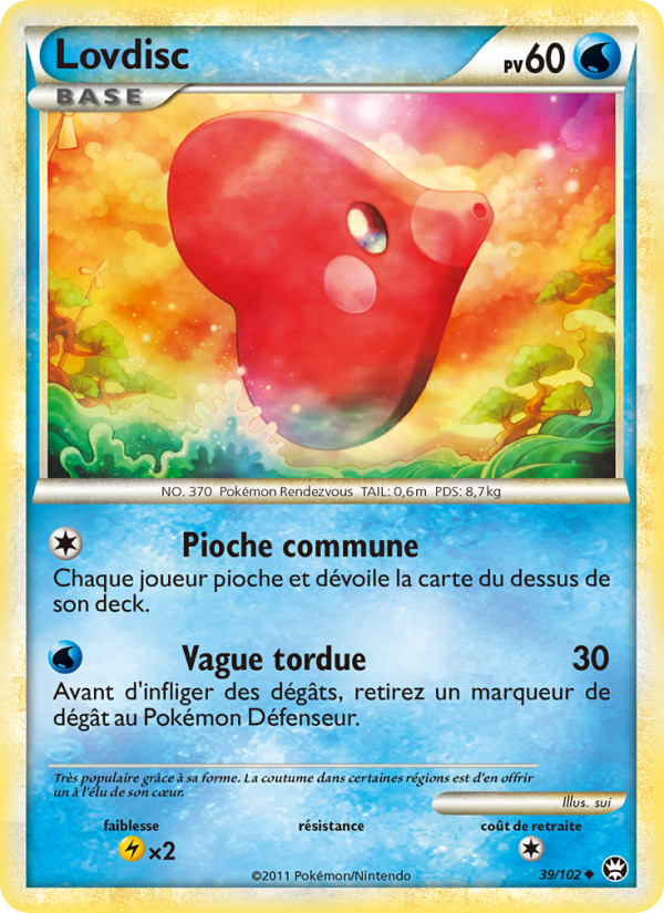Lovdisc 39 — Triumphant (French Pokémon TCG card)