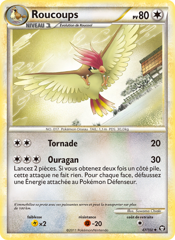 Roucoups 47 — Triumphant (French Pokémon TCG card)