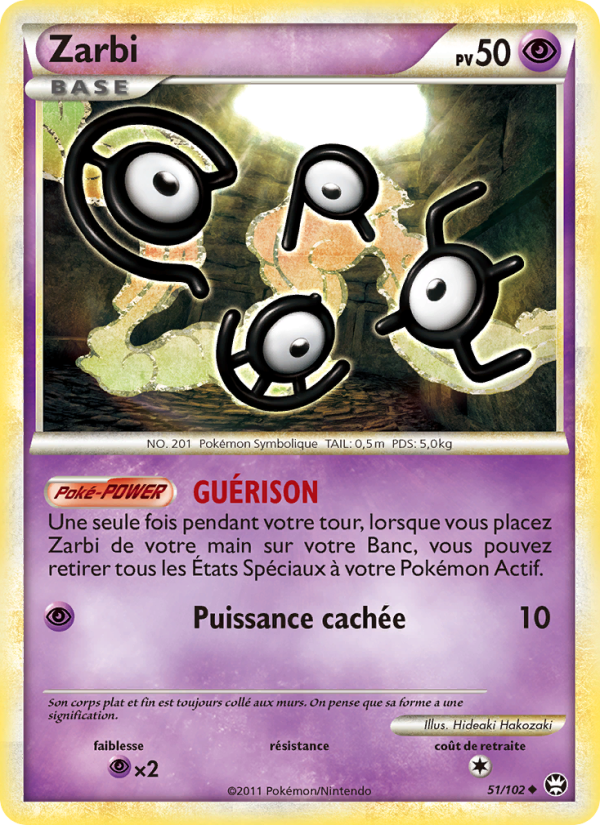 Zarbi 51 — Triumphant (French Pokémon TCG card)