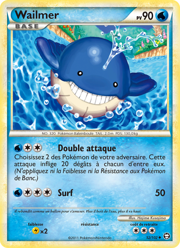 Wailmer 52 — Triumphant (French Pokémon TCG card)