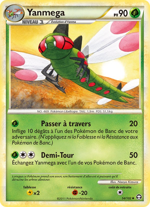 Yanmega 54 — Triumphant (French Pokémon TCG card)