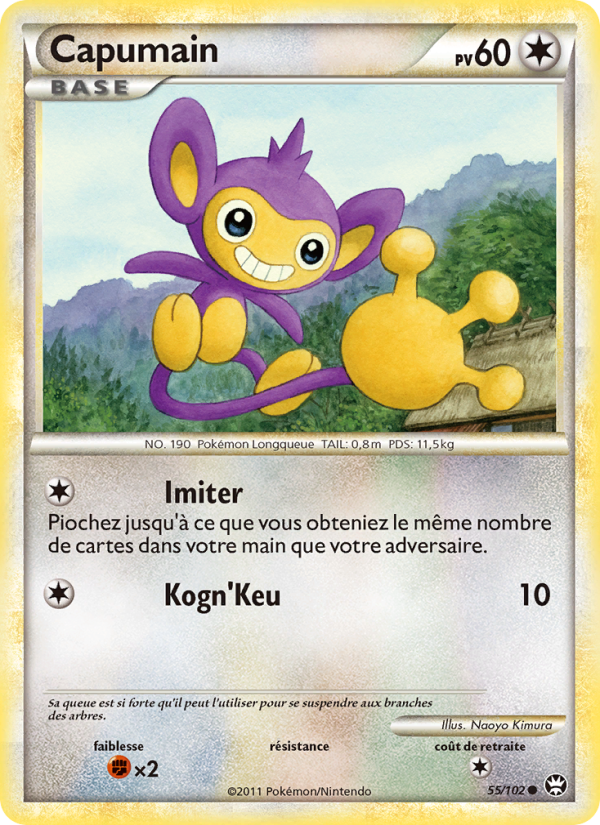 Capumain 55 — Triumphant (French Pokémon TCG card)