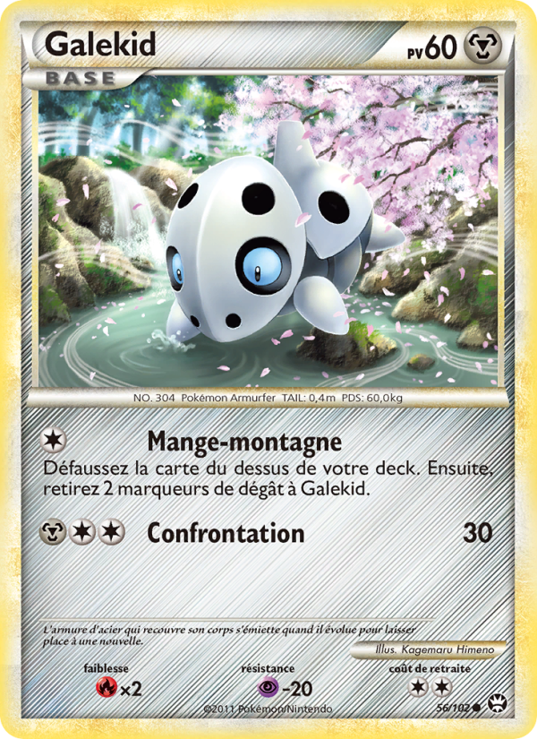 Galekid 56 — Triumphant (French Pokémon TCG card)