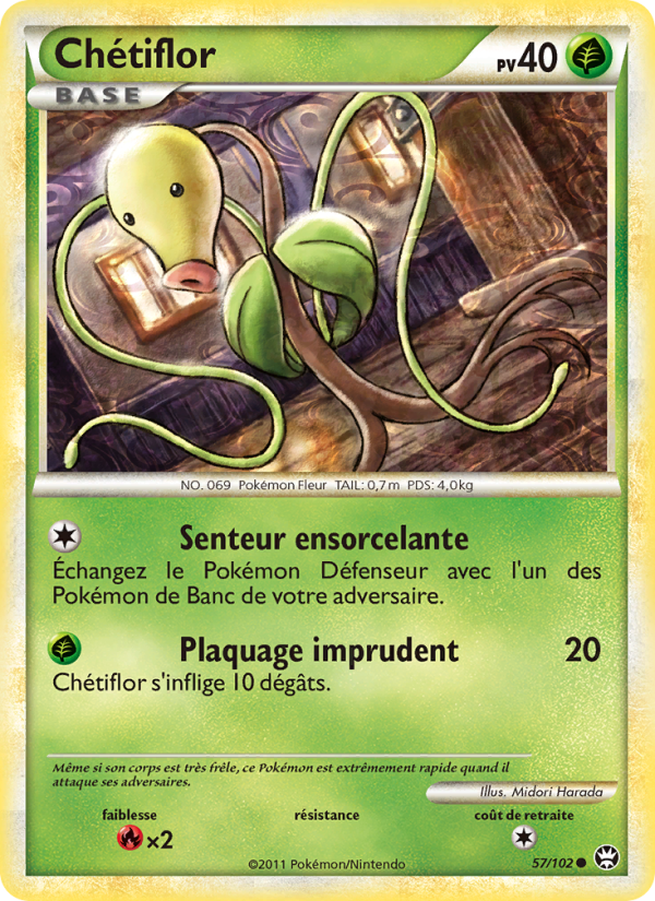 Chétiflor 57 — Triumphant (French Pokémon TCG card)