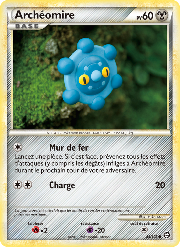 Archéomire 58 — Triumphant (French Pokémon TCG card)