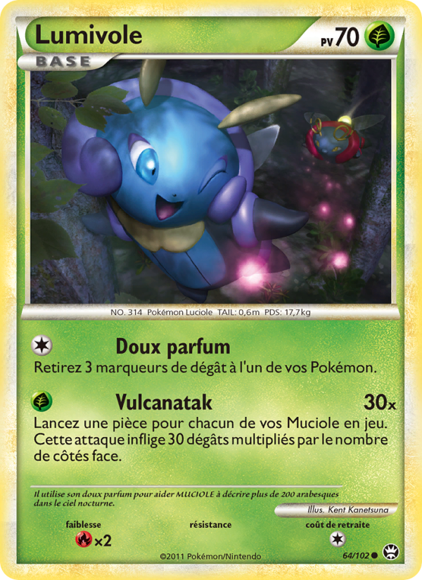 Lumivole 64 — Triumphant (French Pokémon TCG card)