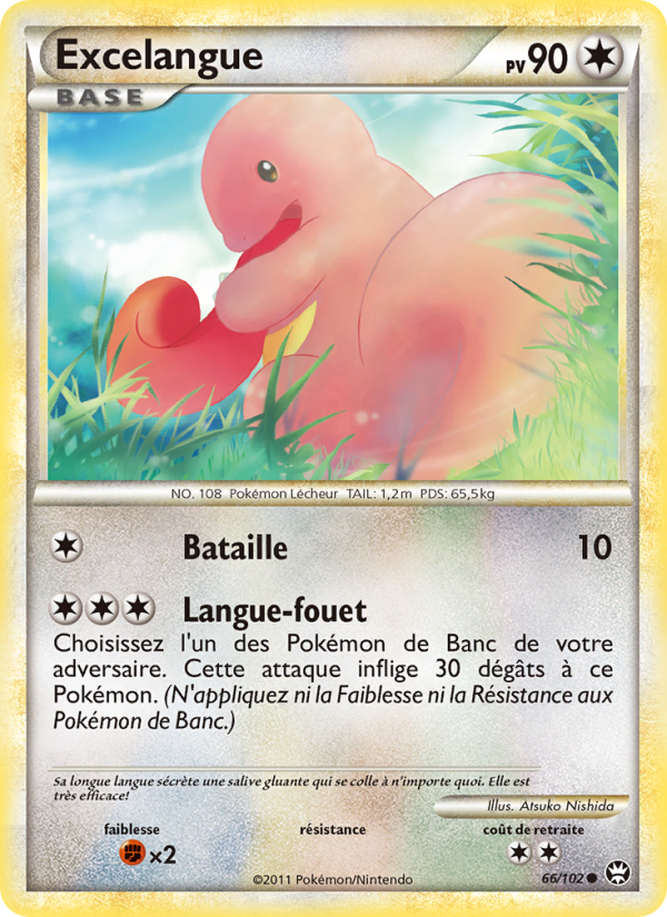 Excelangue 66 — Triumphant (French Pokémon TCG card)