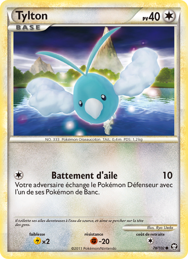 Tylton 78 — Triumphant (French Pokémon TCG card)