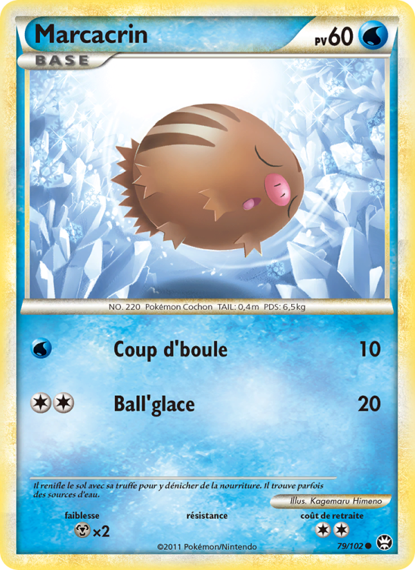 Marcacrin 79 — Triumphant (French Pokémon TCG card)