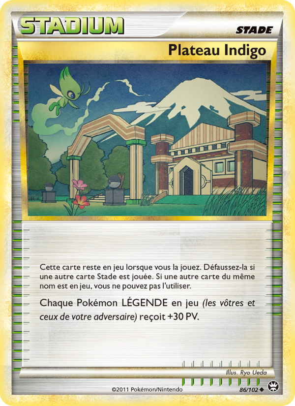 Plateau Indigo 86 — Triumphant (French Pokémon TCG card)