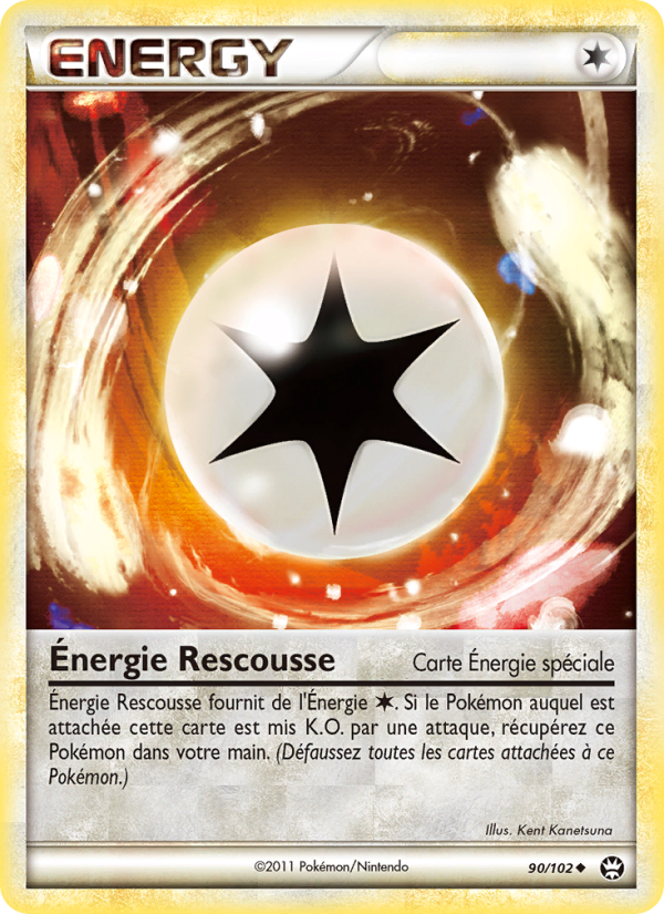 Énergie Rescousse 90 — Triumphant (French Pokémon TCG card)
