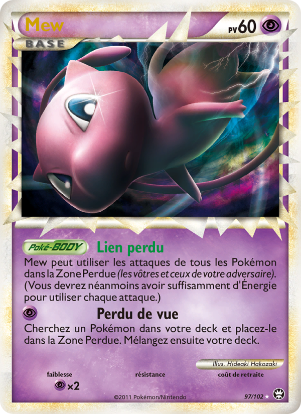 Mew 97 — Triumphant (French Pokémon TCG card)