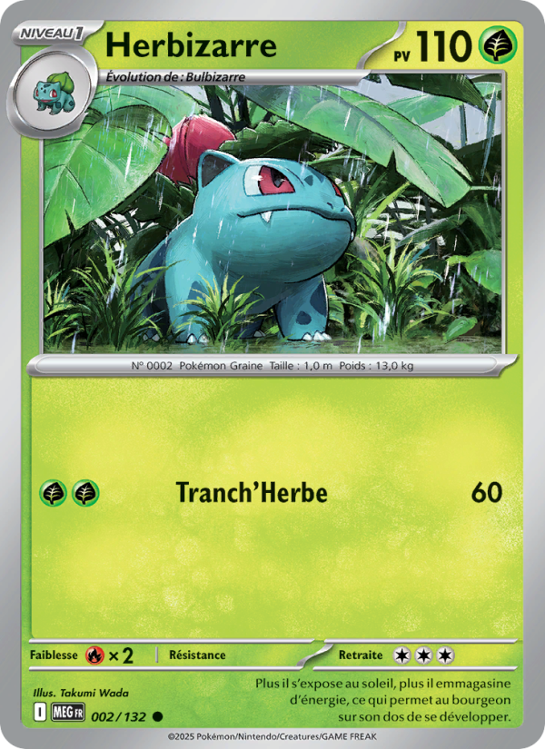 Herbizarre 002 — Mega Evolution (French Pokémon TCG card)