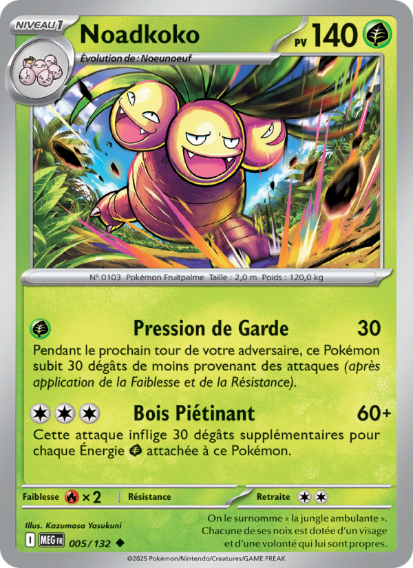 Noadkoko 005 — Mega Evolution (French Pokémon TCG card)