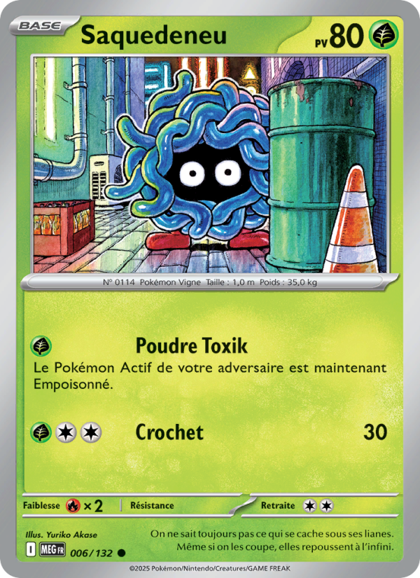 Saquedeneu 006 — Mega Evolution (French Pokémon TCG card)