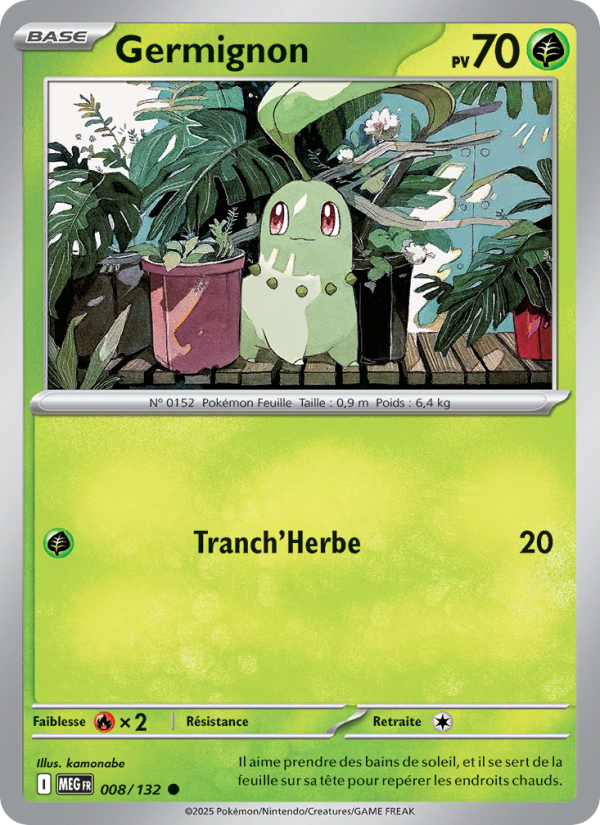 Germignon 008 — Mega Evolution (French Pokémon TCG card)
