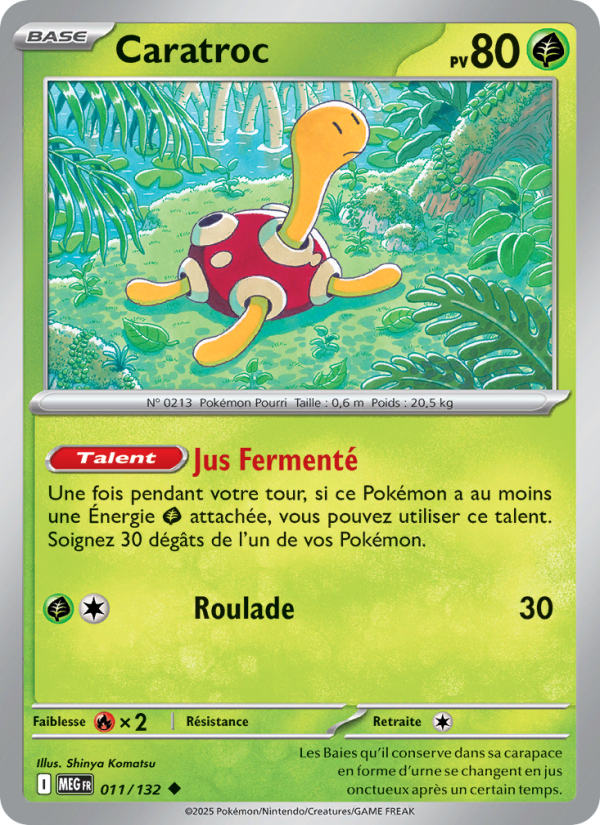 Caratroc 011 — Mega Evolution (French Pokémon TCG card)