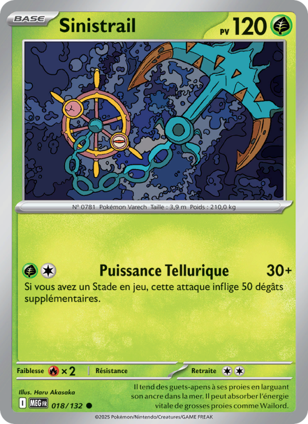 Sinistrail 018 — Mega Evolution (French Pokémon TCG card)