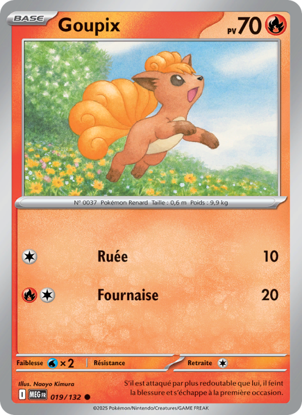 Goupix 019 — Mega Evolution (French Pokémon TCG card)