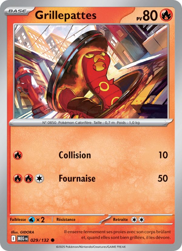 Grillepattes 029 — Mega Evolution (French Pokémon TCG card)