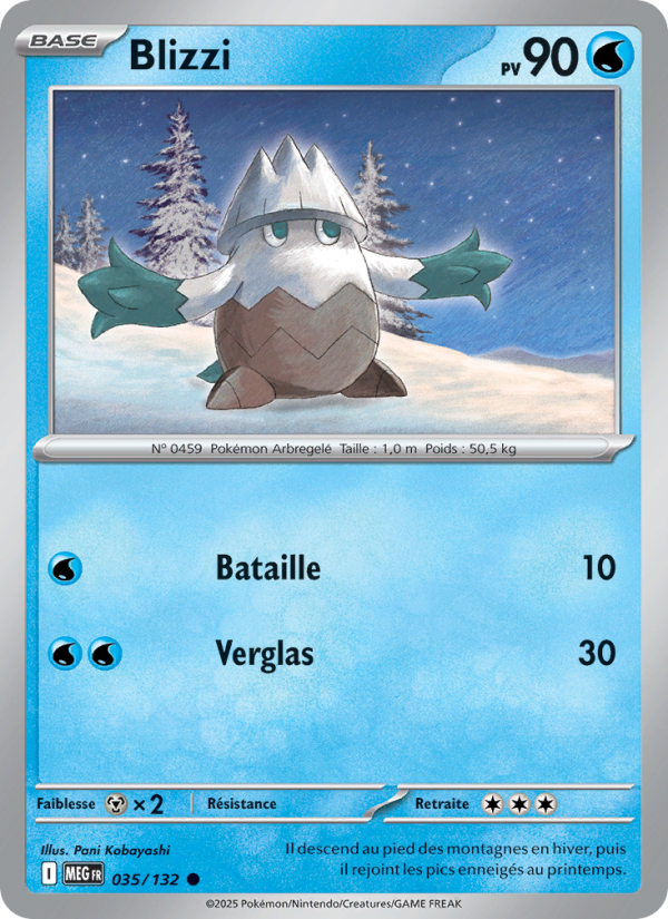Blizzi 035 — Mega Evolution (French Pokémon TCG card)