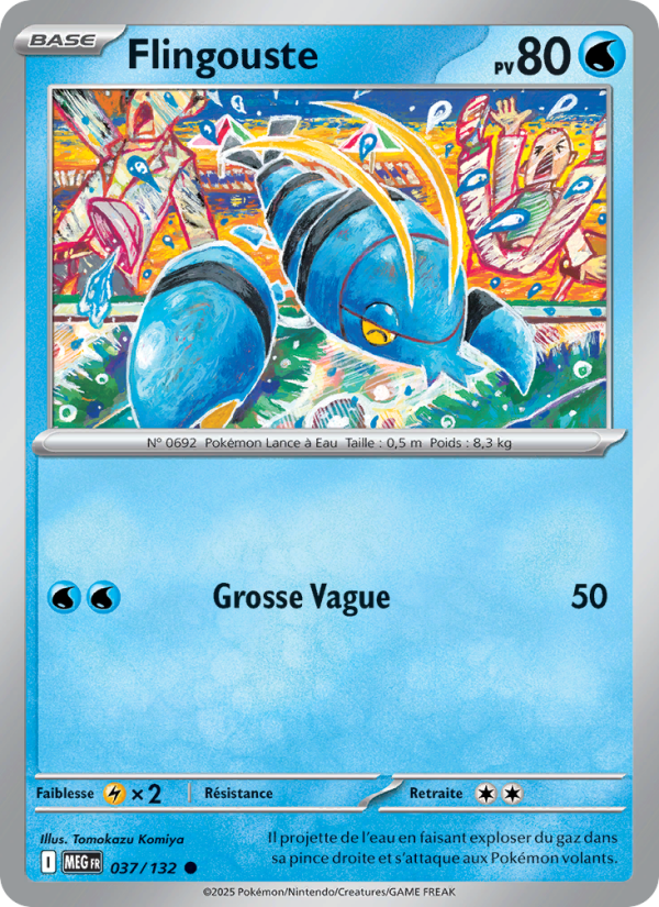 Flingouste 037 — Mega Evolution (French Pokémon TCG card)