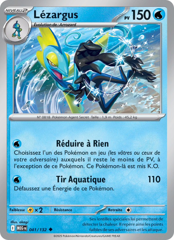 Lézargus 041 — Mega Evolution (French Pokémon TCG card)