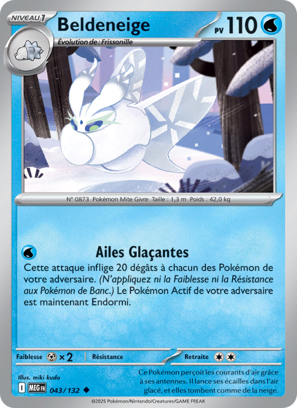 Beldeneige 043 — Mega Evolution (French Pokémon TCG card)
