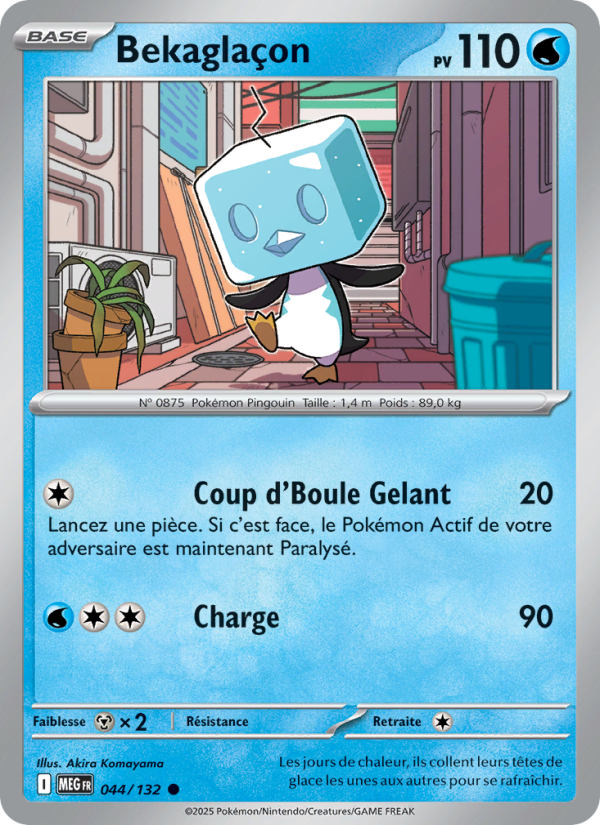 Bekaglaçon 044 — Mega Evolution (French Pokémon TCG card)
