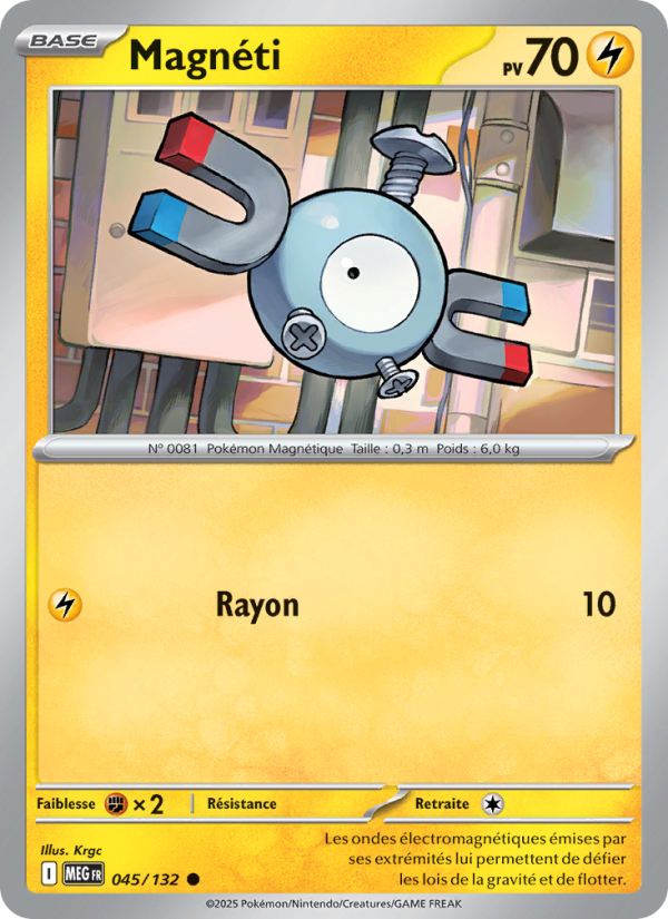 Magnéti 045 — Mega Evolution (French Pokémon TCG card)