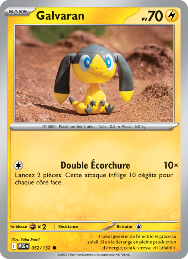 Galvaran 052 — Mega Evolution (French Pokémon TCG card)