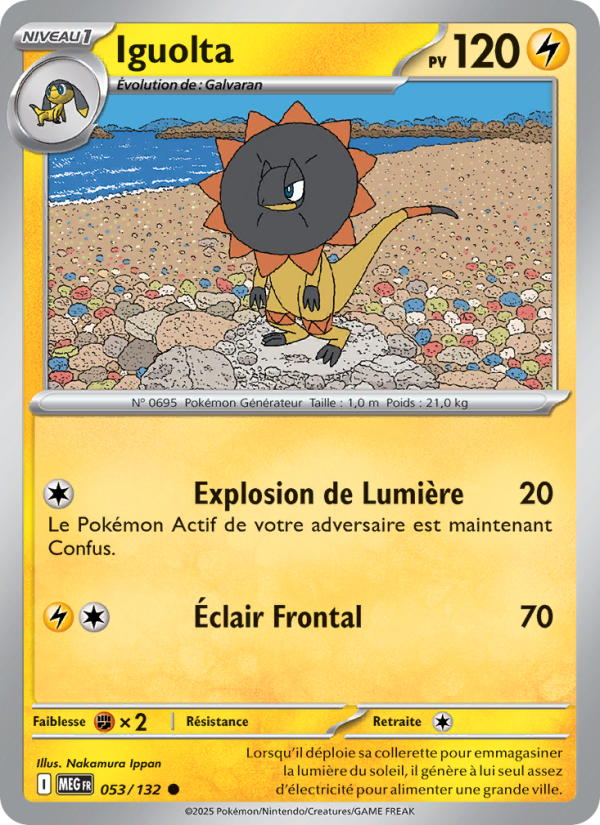 Iguolta 053 — Mega Evolution (French Pokémon TCG card)