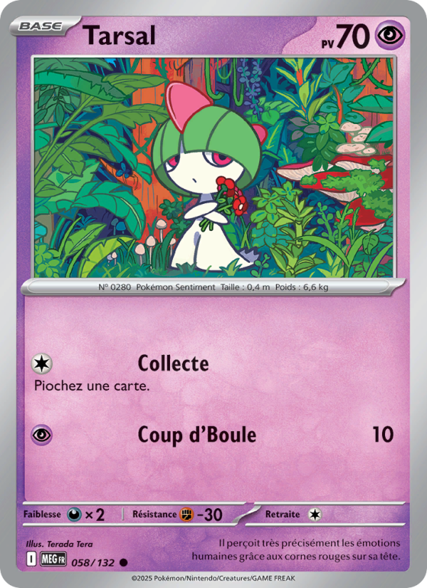 Tarsal 058 — Mega Evolution (French Pokémon TCG card)