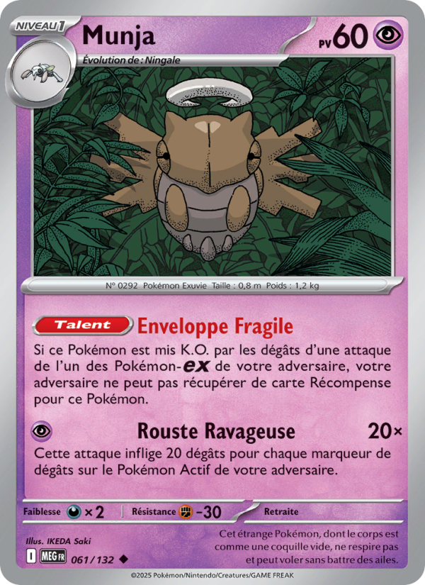 Munja 061 — Mega Evolution (French Pokémon TCG card)