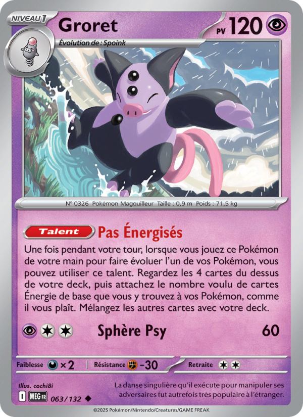 Groret 063 — Mega Evolution (French Pokémon TCG card)