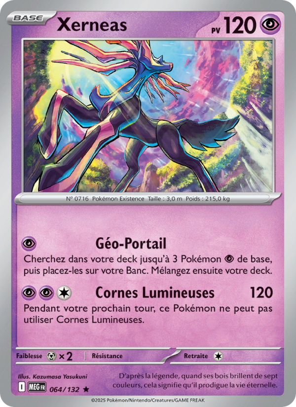 Xerneas 064 — Mega Evolution (French Pokémon TCG card)
