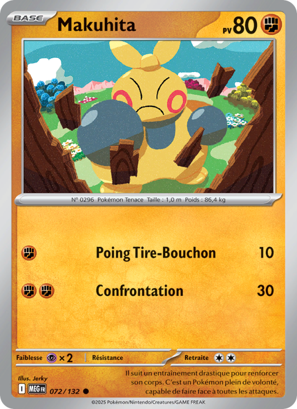 Makuhita 072 — Mega Evolution (French Pokémon TCG card)