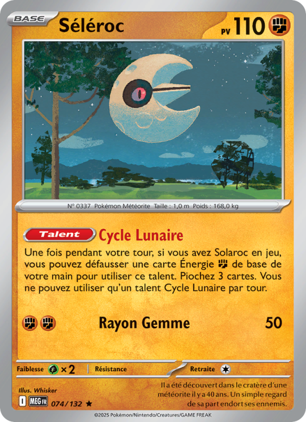 Séléroc 074 — Mega Evolution (French Pokémon TCG card)