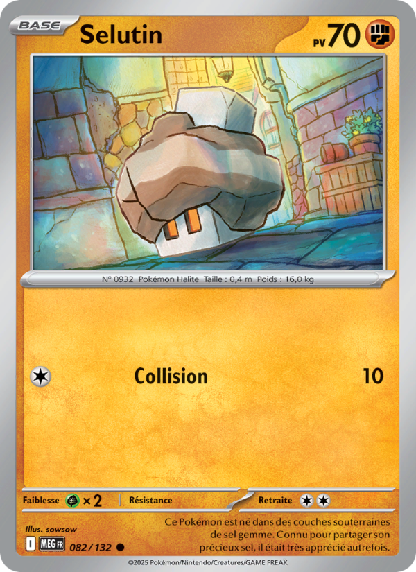 Selutin 082 — Mega Evolution (French Pokémon TCG card)
