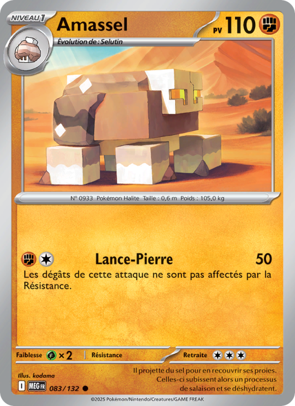 Amassel 083 — Mega Evolution (French Pokémon TCG card)