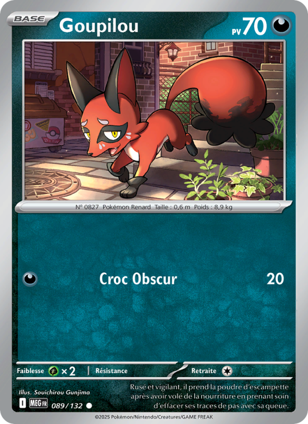 Goupilou 089 — Mega Evolution (French Pokémon TCG card)