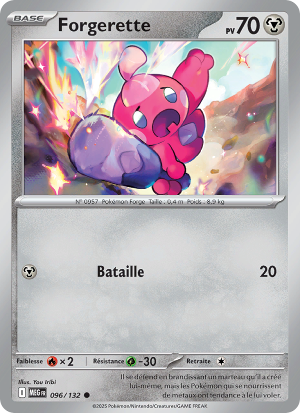 Forgerette 096 — Mega Evolution (French Pokémon TCG card)
