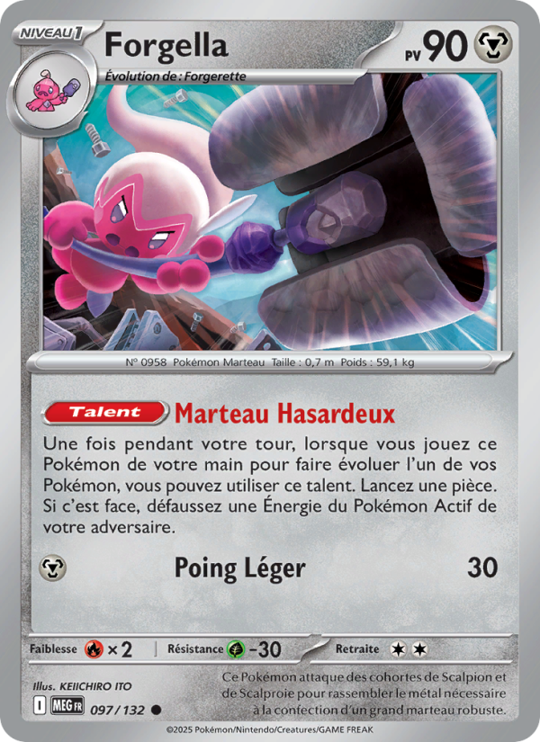 Forgella 097 — Mega Evolution (French Pokémon TCG card)