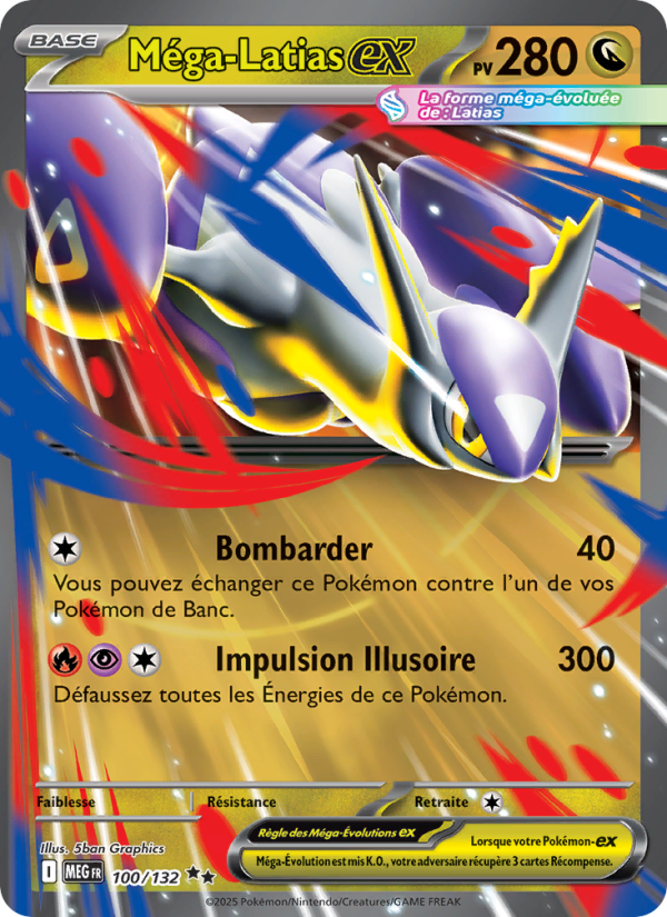 Méga-Latias-ex 100 — Mega Evolution (French Pokémon TCG card)